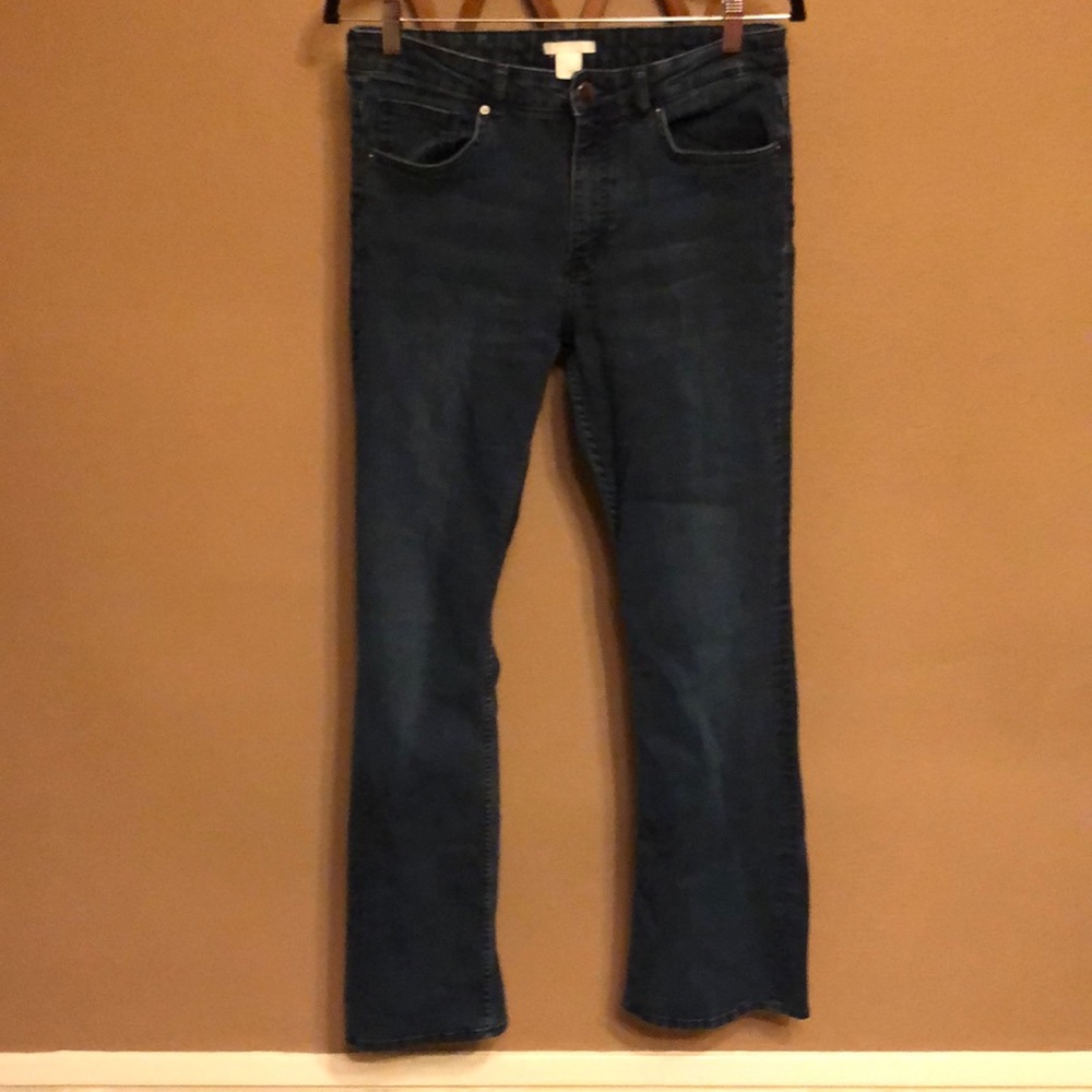 H&M midrise flare jeans